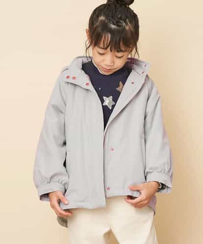 KJJAM20054 a.v.v KIDS [100-130]【洗濯機で洗える】裏ボアショートマウンテンパーカー[WEB限定サイズ]