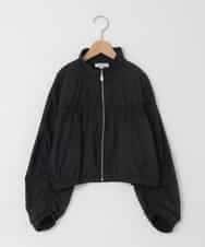 KJJEB33064 a.v.v KIDS(アー・ヴェ・ヴェ) [140-150]ギャザーリボンブルゾン ブラック