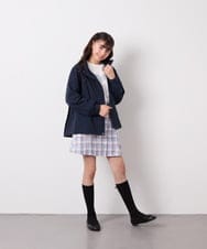 KJJED30059 a.v.v KIDS(アー・ヴェ・ヴェ) [100-160]バックタックマウンパ ネイビー