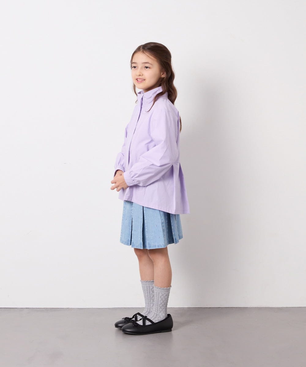 KJJED30059 a.v.v KIDS(アー・ヴェ・ヴェ) [100-160]バックタックマウンパ ラベンダー