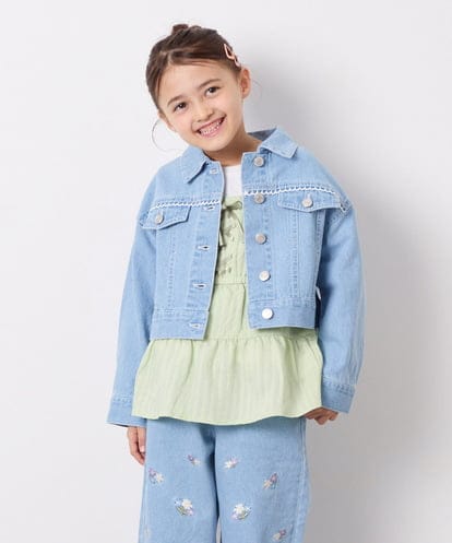 KJJED35064 a.v.v KIDS [120-160]レースGジャン