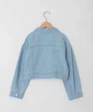 KJJED35064 a.v.v KIDS(アー・ヴェ・ヴェ) [120-160]レースGジャン ライトブルー