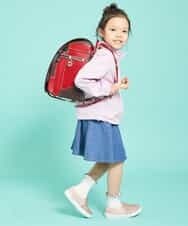 KJJEK01039 a.v.v KIDS(アー・ヴェ・ヴェ) [140-150]【洗える】ドットプリントウィンドブレーカー ベージュ