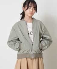 KJJEP30039 a.v.v KIDS(アー・ヴェ・ヴェ) [100-130]【洗濯機で洗える】バックフリルブルゾン ブルー