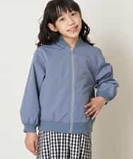 KJJEP30039 a.v.v KIDS(アー・ヴェ・ヴェ) [100-130]【洗濯機で洗える】バックフリルブルゾン ブルー