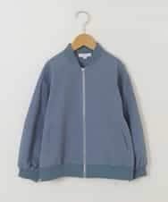 KJJEP30039 a.v.v KIDS(アー・ヴェ・ヴェ) [100-130]【洗濯機で洗える】バックフリルブルゾン ブルー