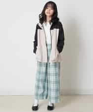 KJJEP31049 a.v.v KIDS(アー・ヴェ・ヴェ) [100-130]【洗濯機で洗える】バックプリーツマウンテンパーカー グリーン