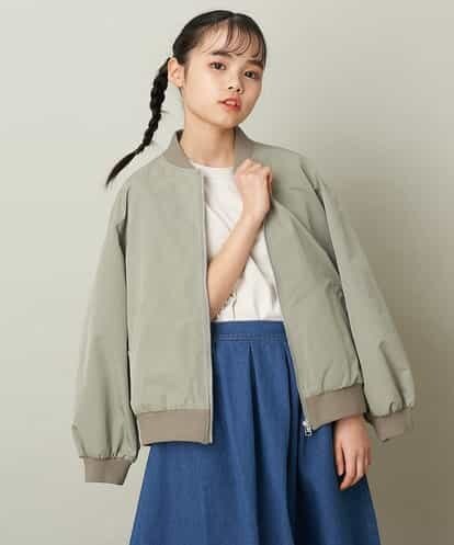 KJJEQ30044 a.v.v KIDS [140-150]【洗濯機で洗える】バックフリルブルゾン