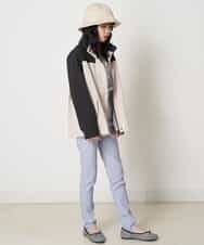 KJJEQ31054 a.v.v KIDS(アー・ヴェ・ヴェ) [140-150]【洗濯機で洗える】バックプリーツマウンテンパーカー ベージュ