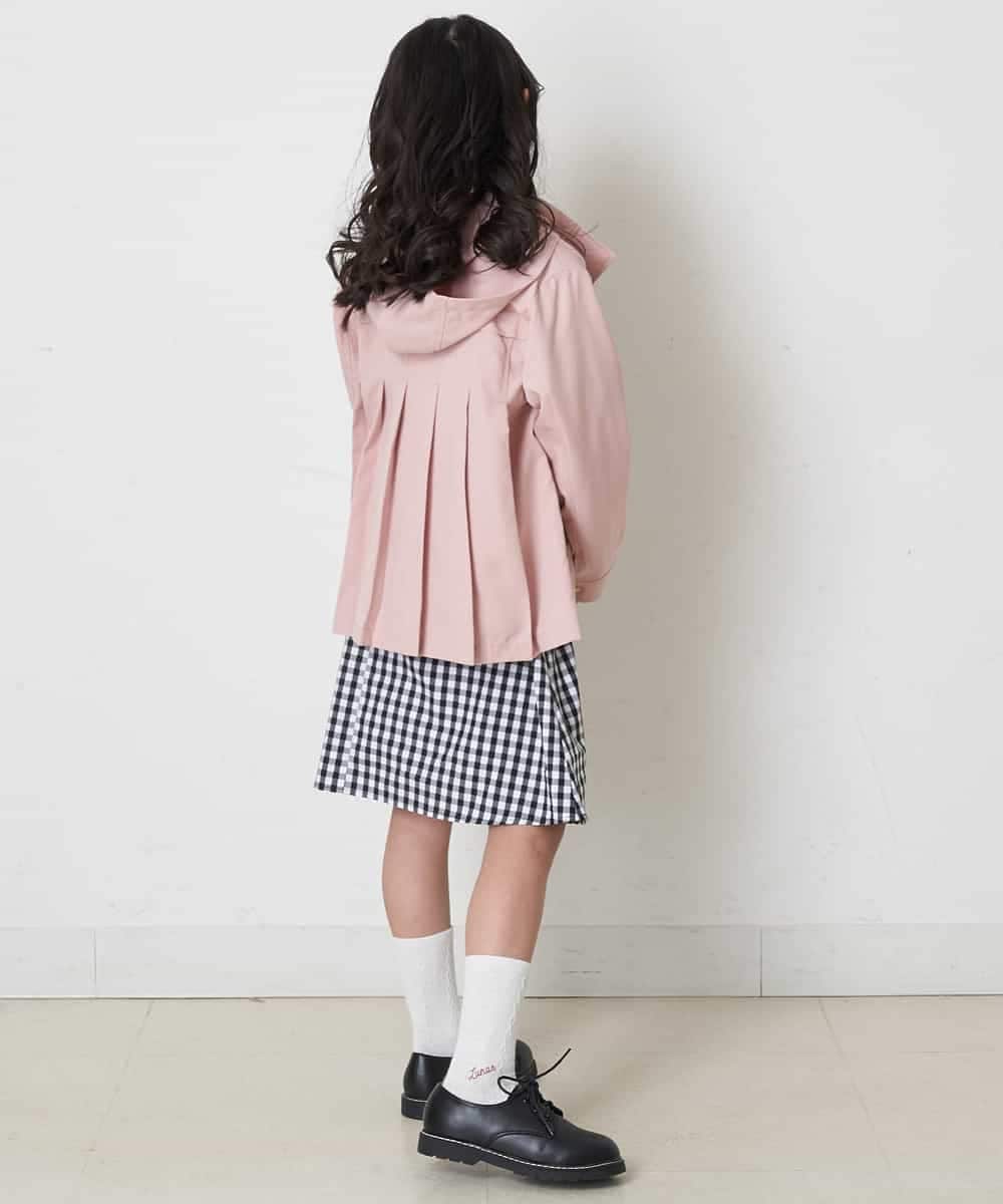 KJJEQ31054 a.v.v KIDS(アー・ヴェ・ヴェ) [140-150]【洗濯機で洗える】バックプリーツマウンテンパーカー ベージュ