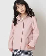 KJJEQ31054 a.v.v KIDS(アー・ヴェ・ヴェ) [140-150]【洗濯機で洗える】バックプリーツマウンテンパーカー ベージュ