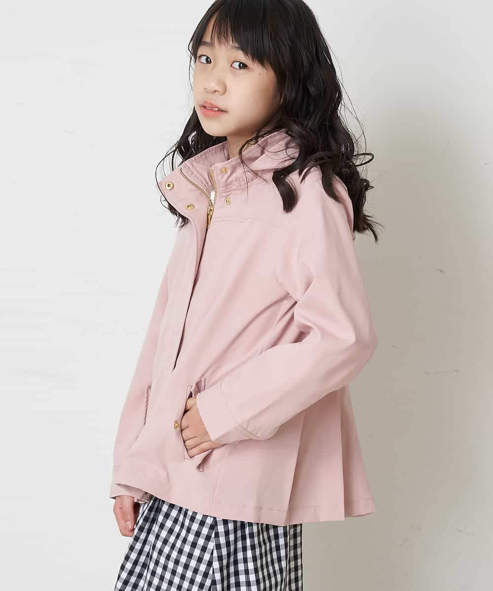 KJJEQ31054 a.v.v KIDS(アー・ヴェ・ヴェ) [140-150]【洗濯機で洗える】バックプリーツマウンテンパーカー ベージュ