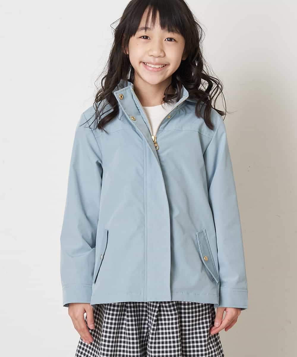 KJJEQ31054 a.v.v KIDS(アー・ヴェ・ヴェ) [140-150]【洗濯機で洗える】バックプリーツマウンテンパーカー ベージュ