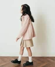 KJJEQ31054 a.v.v KIDS(アー・ヴェ・ヴェ) [140-150]【洗濯機で洗える】バックプリーツマウンテンパーカー ベージュ