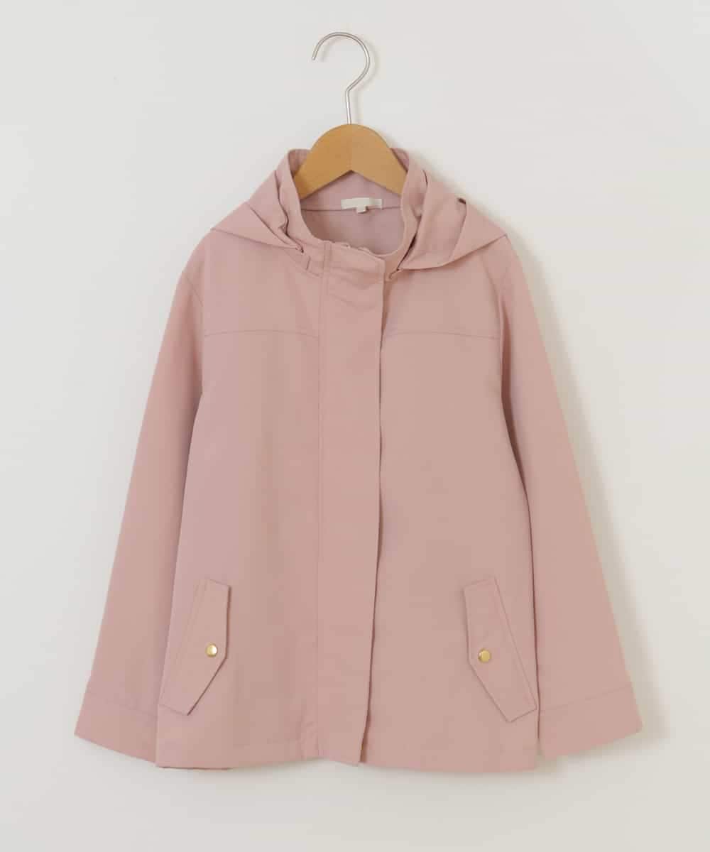 KJJEQ31054 a.v.v KIDS(アー・ヴェ・ヴェ) [140-150]【洗濯機で洗える】バックプリーツマウンテンパーカー ピンク