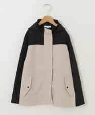 KJJEQ31054 a.v.v KIDS(アー・ヴェ・ヴェ) [140-150]【洗濯機で洗える】バックプリーツマウンテンパーカー ベージュ