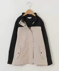 KJJEQ31054 a.v.v KIDS(アー・ヴェ・ヴェ) [140-150]【洗濯機で洗える】バックプリーツマウンテンパーカー ベージュ