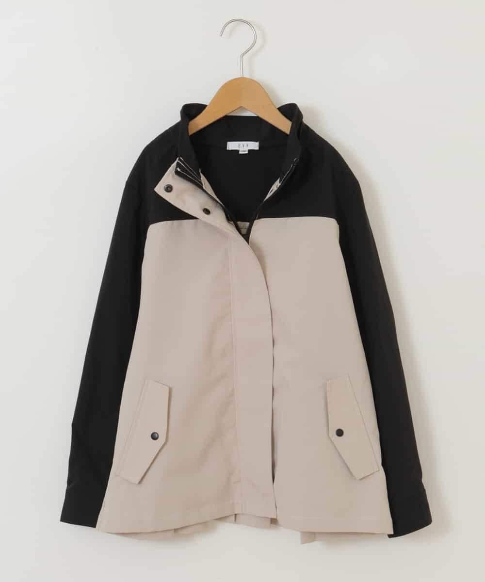 KJJEQ31054 a.v.v KIDS(アー・ヴェ・ヴェ) [140-150]【洗濯機で洗える】バックプリーツマウンテンパーカー ベージュ