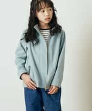 KJJER31059 a.v.v KIDS(アー・ヴェ・ヴェ) [160]【洗濯機で洗える】バックプリーツマウンテンパーカー ベージュ
