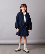 KJJEX30064 a.v.v KIDS(アー・ヴェ・ヴェ) [160]【セットアップ対応】ステンカラージップブルゾン ベージュ