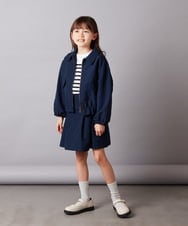 KJJEX30064 a.v.v KIDS(アー・ヴェ・ヴェ) [160]【セットアップ対応】ステンカラージップブルゾン ベージュ