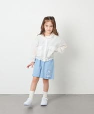 KJJGD55059 a.v.v KIDS(アー・ヴェ・ヴェ) [130-160]フード付きシアーサマージャケット ホワイト