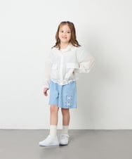 KJJGD55059 a.v.v KIDS(アー・ヴェ・ヴェ) [130-160]フード付きシアーサマージャケット ホワイト