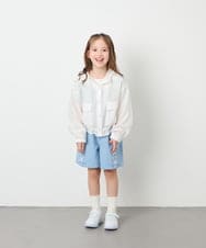 KJJGD55059 a.v.v KIDS(アー・ヴェ・ヴェ) [130-160]フード付きシアーサマージャケット ホワイト