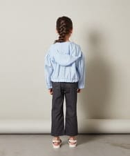 KJJGT01044 a.v.v KIDS(アー・ヴェ・ヴェ) [140-150]ショート丈パーカー ブラック