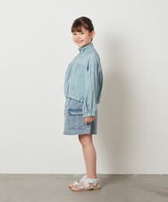 KJJGW01044 a.v.v KIDS(アー・ヴェ・ヴェ) [140-150]セミシアーボリュームブルゾン ブラック