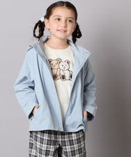 KJJJA01059 a.v.v KIDS(アー・ヴェ・ヴェ) [120-160]［フード取り外し可能］バックタックマウンパ ライトブルー