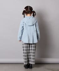 KJJJA01059 a.v.v KIDS(アー・ヴェ・ヴェ) [120-160]［フード取り外し可能］バックタックマウンパ ライトブルー