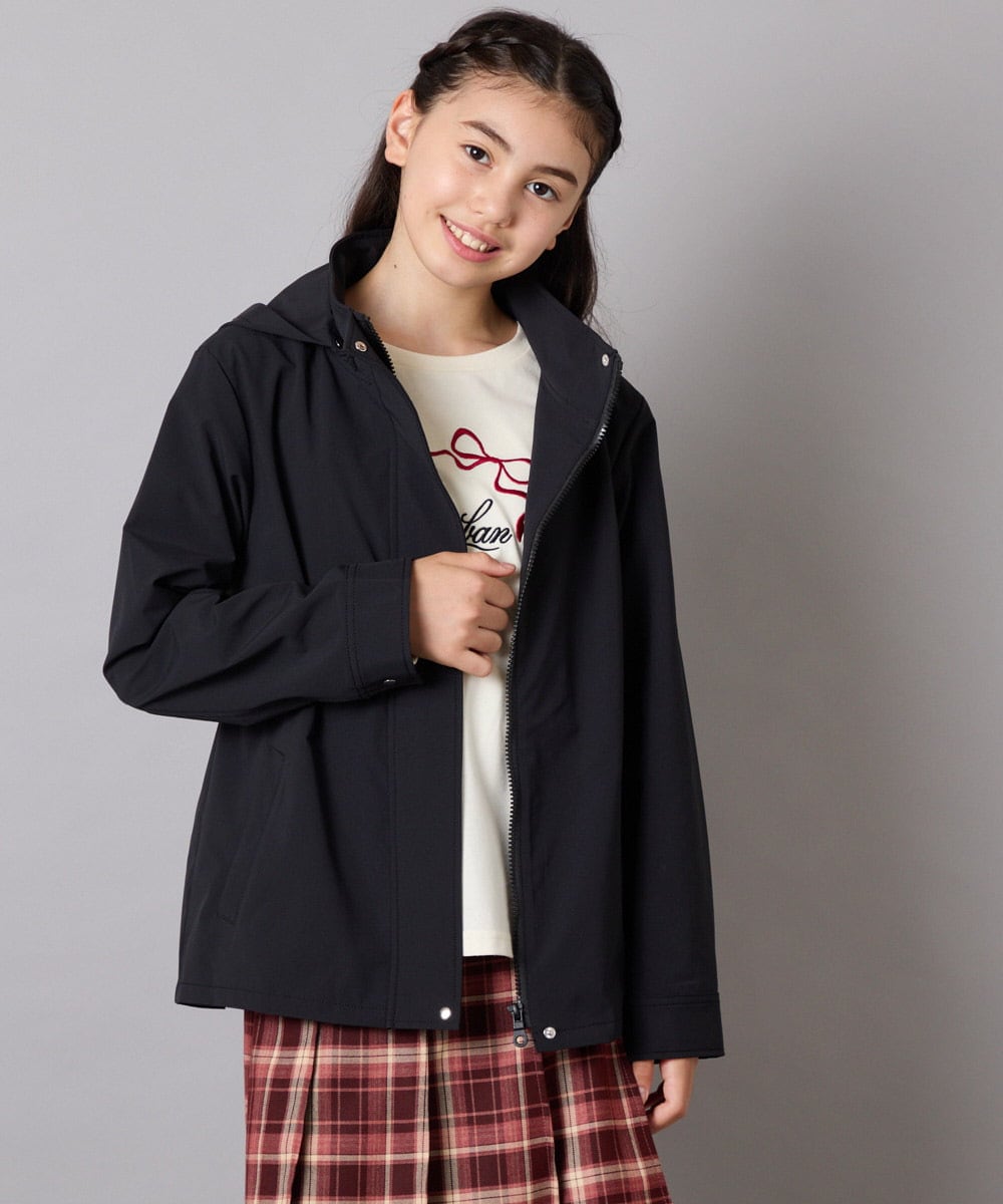 KJJJA01059 a.v.v KIDS(アー・ヴェ・ヴェ) [120-160]［フード取り外し可能］バックタックマウンパ ライトブルー