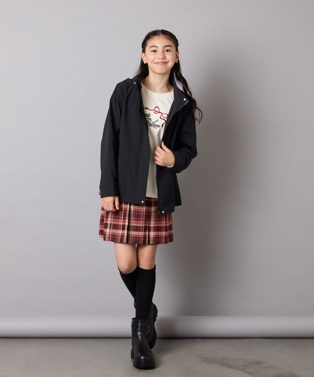 KJJJA01059 a.v.v KIDS(アー・ヴェ・ヴェ) [120-160]［フード取り外し可能］バックタックマウンパ ライトブルー