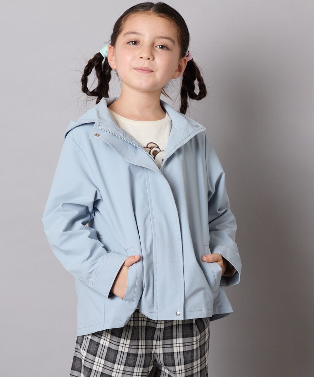 KJJJA01059 a.v.v KIDS(アー・ヴェ・ヴェ) [120-160]［フード取り外し可能］バックタックマウンパ ライトブルー