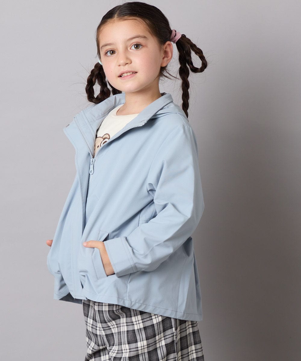 KJJJA01059 a.v.v KIDS(アー・ヴェ・ヴェ) [120-160]［フード取り外し可能］バックタックマウンパ ライトブルー