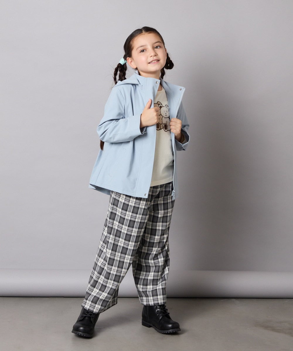 KJJJA01059 a.v.v KIDS(アー・ヴェ・ヴェ) [120-160]［フード取り外し可能］バックタックマウンパ ライトブルー