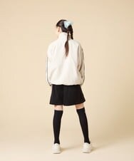 KJJJA40059 a.v.v KIDS(アー・ヴェ・ヴェ) [130-160]配色ラインギャザーブルゾン ベージュ
