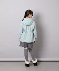 KJJJD01059 a.v.v KIDS(アー・ヴェ・ヴェ) [130-160]【洗える/フード取り外し可】リボンポケットマウンパ ミント