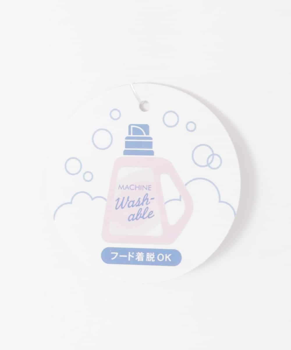 KJJJD01059 a.v.v KIDS(アー・ヴェ・ヴェ) [130-160]【洗える/フード取り外し可】リボンポケットマウンパ ミント