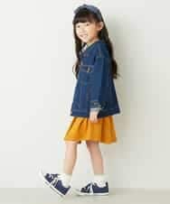 KJJJE03054 a.v.v KIDS(アー・ヴェ・ヴェ) [140-150]バックベルトＧジャン ネイビー