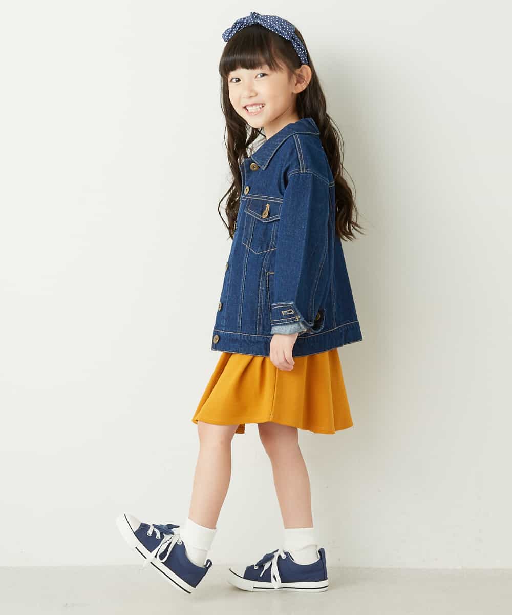 KJJJE03054 a.v.v KIDS(アー・ヴェ・ヴェ) [140-150]バックベルトＧジャン ネイビー
