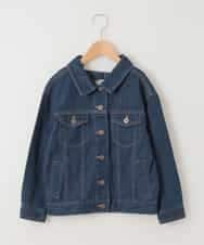 KJJJE03054 a.v.v KIDS(アー・ヴェ・ヴェ) [140-150]バックベルトＧジャン ネイビー