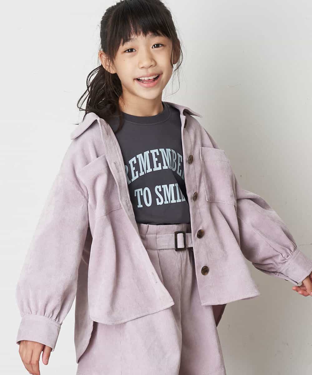 KJJJM21034 a.v.v KIDS(アー・ヴェ・ヴェ) [100-130]【セットアップ対応／洗濯機洗いOK】ブライトコールCPOジャケット ピンク