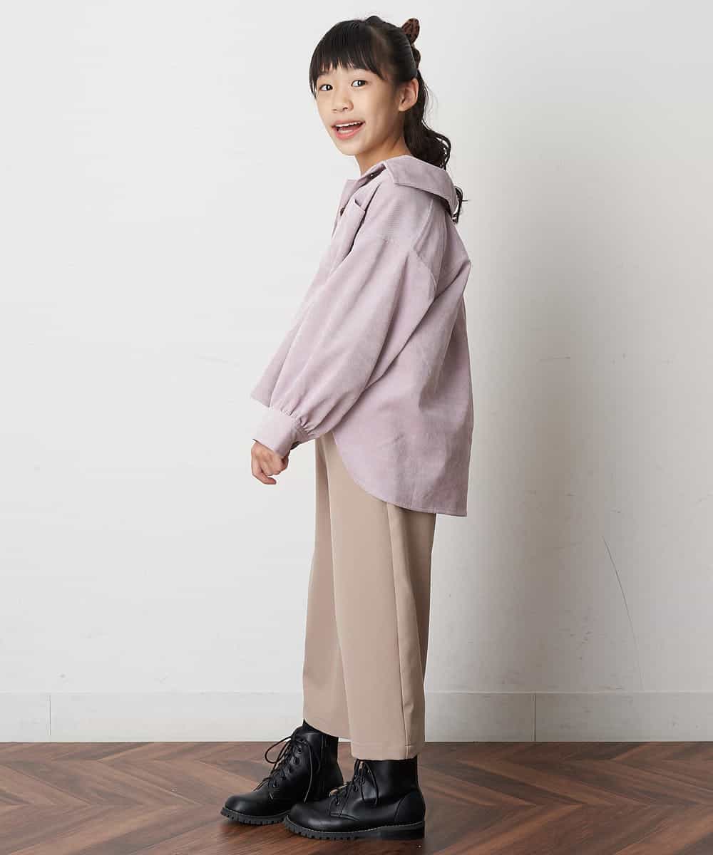 KJJJM21034 a.v.v KIDS(アー・ヴェ・ヴェ) [100-130]【セットアップ対応／洗濯機洗いOK】ブライトコールCPOジャケット ピンク