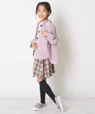 KJJJM21034 a.v.v KIDS(アー・ヴェ・ヴェ) [100-130]【セットアップ対応／洗濯機洗いOK】ブライトコールCPOジャケット ピンク