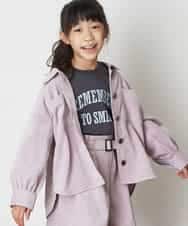 KJJJN21039 a.v.v KIDS(アー・ヴェ・ヴェ) [140-150]【セットアップ対応／洗濯機洗いOK】ブライトコールCPOジャケット ピンク
