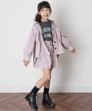 KJJJN21039 a.v.v KIDS(アー・ヴェ・ヴェ) [140-150]【セットアップ対応／洗濯機洗いOK】ブライトコールCPOジャケット ライトブルー
