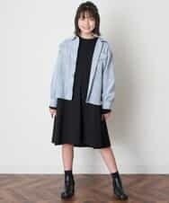 KJJJN21039 a.v.v KIDS(アー・ヴェ・ヴェ) [140-150]【セットアップ対応／洗濯機洗いOK】ブライトコールCPOジャケット ライトブルー
