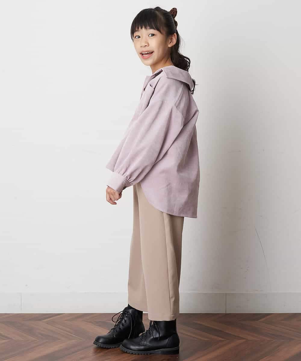 KJJJN21039 a.v.v KIDS(アー・ヴェ・ヴェ) [140-150]【セットアップ対応／洗濯機洗いOK】ブライトコールCPOジャケット ライトブルー